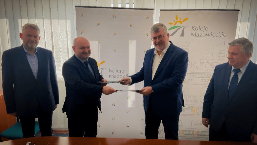 Podpisanie Umowy z Kolejami Mazowieckimi na wykonanie napraw w poziomie utrzymania P4 dla 66 elektrycznych zespołów trakcyjnych serii EN57AL